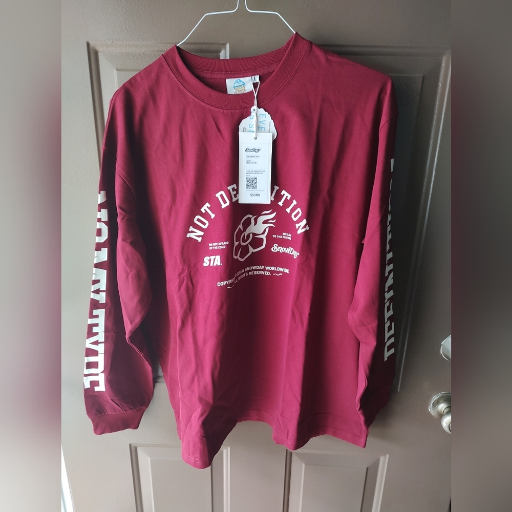 Snowday - Long Sleeve T - Brand New With Tags - Size L - $80 Tag